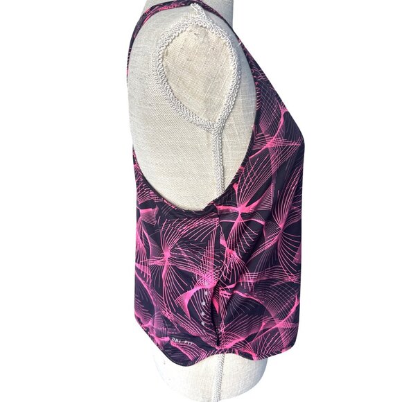Nike Dri-FIT Womens Tank Top With Abstract Pink Design M - Picture 3 of 8